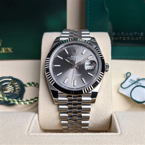 rolex datejust 41 slate|rolex datejust 41mm for sale.